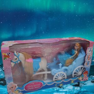 Princess with a carriage and a horse