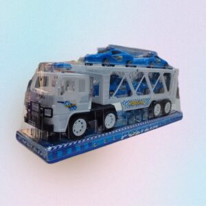 Police car carrier toy set