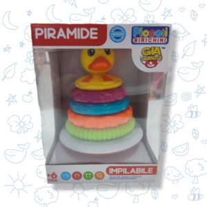 Stacking pyramid toy