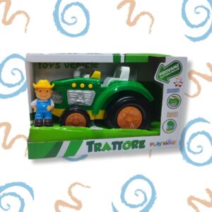 Tractor and a farmer figure